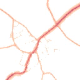 Daytime road noise heatmap for SN16 0LG