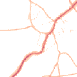 Daytime road noise heatmap for SN16 0LN
