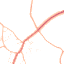 Daytime road noise heatmap for SN16 0LT