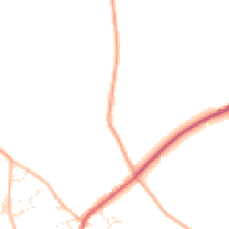 Daytime road noise heatmap for SN16 0LU