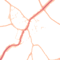 Daytime road noise heatmap for SN16 0LZ