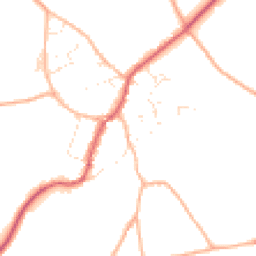 Daytime road noise heatmap for SN16 0NA