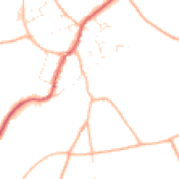 Daytime road noise heatmap for SN16 0NB