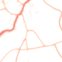 Daytime road noise heatmap for SN16 0ND