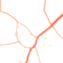 Daytime road noise heatmap for SN16 0NN