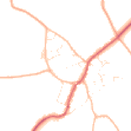 Daytime road noise heatmap for SN16 0NP