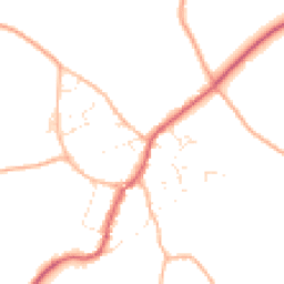 Daytime road noise heatmap for SN16 0NR