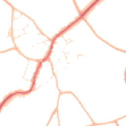 Daytime road noise heatmap for SN16 0NT