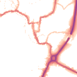 Daytime road noise heatmap for SN16 9AT