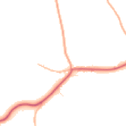 Daytime road noise heatmap for SN16 9ED