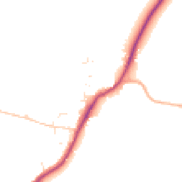 Daytime road noise heatmap for SN16 9EJ