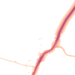 Daytime road noise heatmap for SN16 9EN