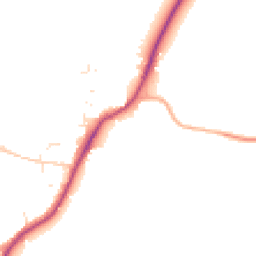 Daytime road noise heatmap for SN16 9ER