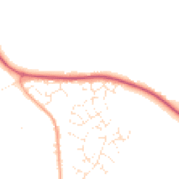 Daytime road noise heatmap for SN16 9FY