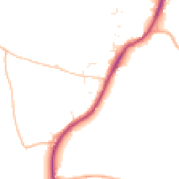 Daytime road noise heatmap for SN16 9HF