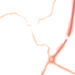 Night-time road noise heatmap for SN16 9HL