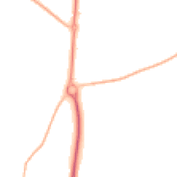 Night-time road noise heatmap for SN16 9JJ