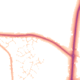 Daytime road noise heatmap for SN16 9JN