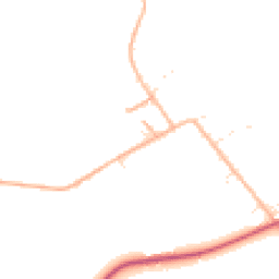 Daytime road noise heatmap for SN16 9QE