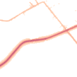 Daytime road noise heatmap for SN16 9QX