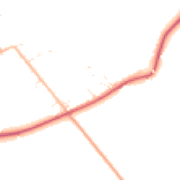 Daytime road noise heatmap for SN16 9QZ