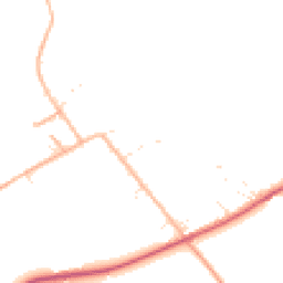 Daytime road noise heatmap for SN16 9RD
