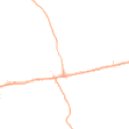 Daytime road noise heatmap for SN16 9TE