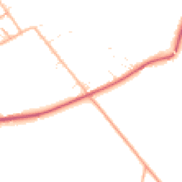 Daytime road noise heatmap for SN16 9TR