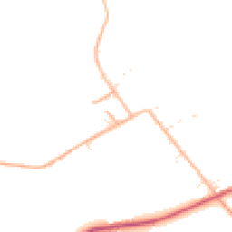 Daytime road noise heatmap for SN16 9YE