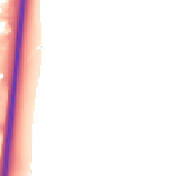 Night-time road noise heatmap for SN4 0AS