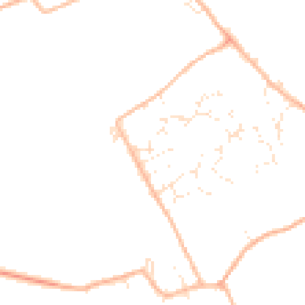 Daytime road noise heatmap for SN4 0BE
