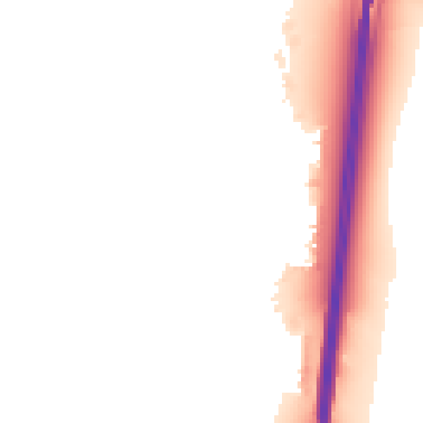 Night-time road noise heatmap for SN4 0ER