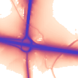 Daytime road noise heatmap for SN4 0ET
