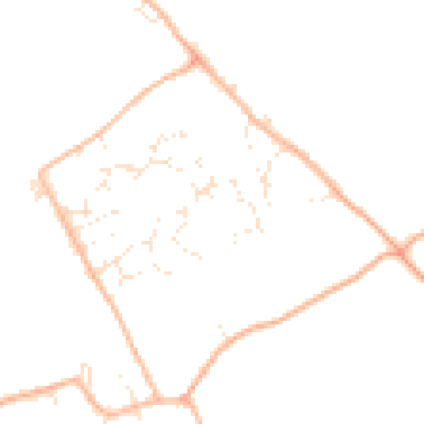 Daytime road noise heatmap for SN4 0EW