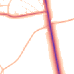 Daytime road noise heatmap for SN4 0HT