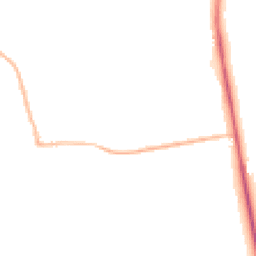 Night-time road noise heatmap for SN4 0NE
