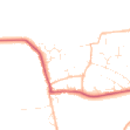 Daytime road noise heatmap for SN4 0NF