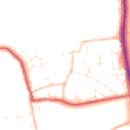 Daytime road noise heatmap for SN4 0NH