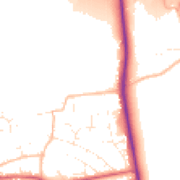 Daytime road noise heatmap for SN4 0NN