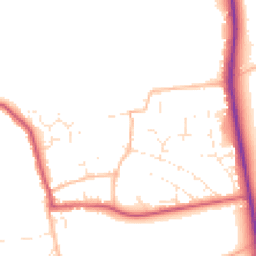 Daytime road noise heatmap for SN4 0NQ