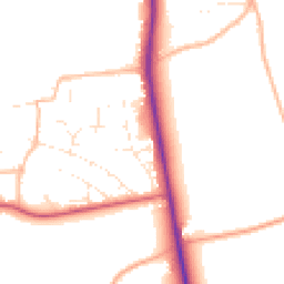 Daytime road noise heatmap for SN4 0NX