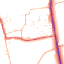 Daytime road noise heatmap for SN4 0PG
