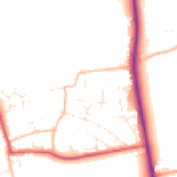 Daytime road noise heatmap for SN4 0PL
