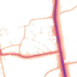 Daytime road noise heatmap for SN4 0PN