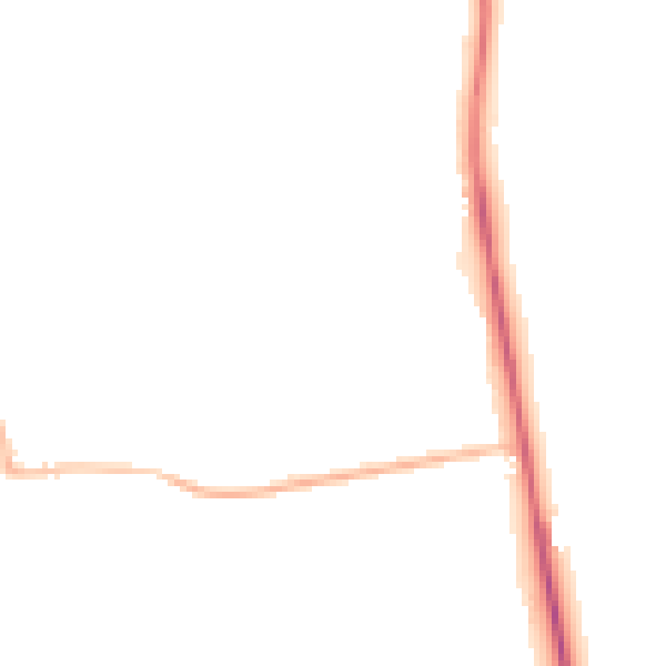 Night-time road noise heatmap for SN4 0PN