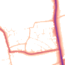 Daytime road noise heatmap for SN4 0PT