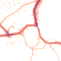 Daytime road noise heatmap for SN4 0SE