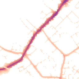 Daytime road noise heatmap for SN4 7BX