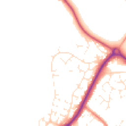 Daytime road noise heatmap for SN4 7JE