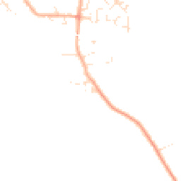 Daytime road noise heatmap for SN4 7SE